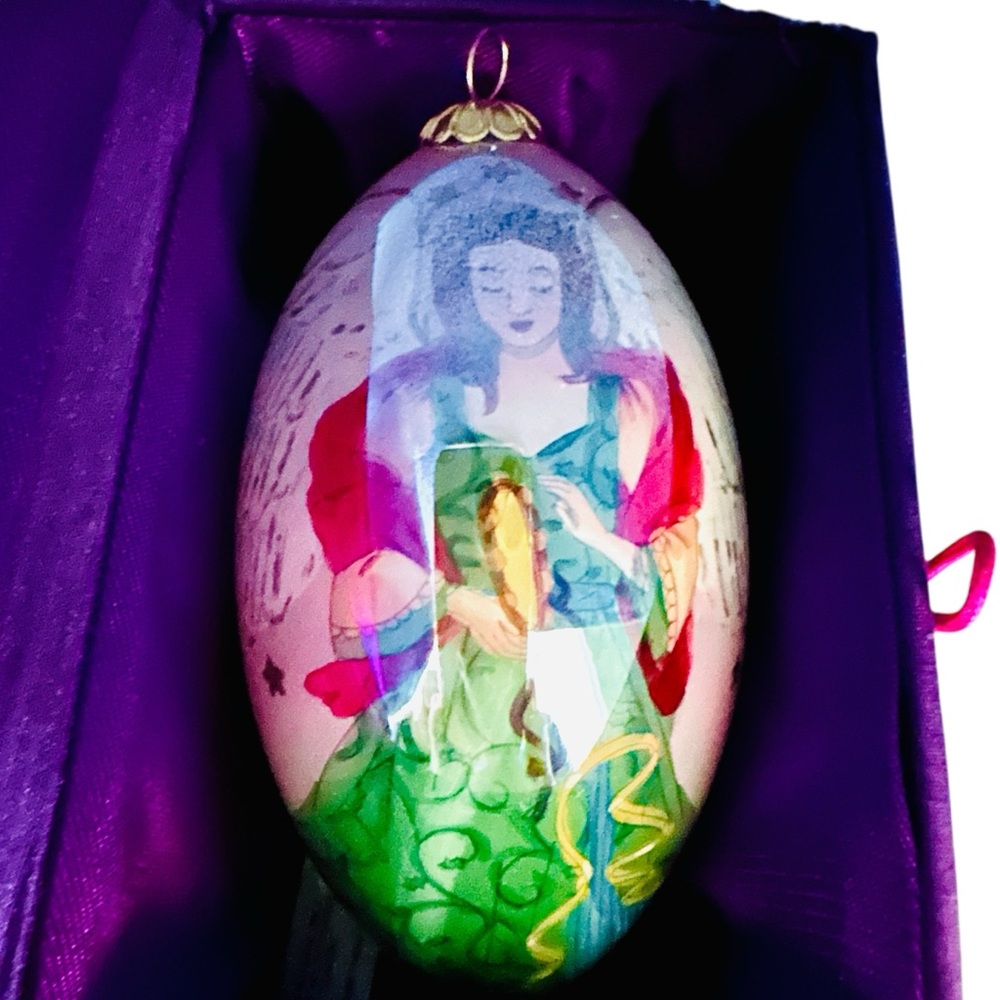 Pier 1 2009 Li Bien Hand Painted Angel Christmas Ornament